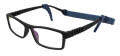 Gizmo Rubber GZ 2001 Black Eyeglasses - Color Image