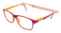 Gizmo Rubber GZ 2002 Pink/Yellow Eyeglasses - Color Image