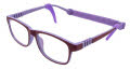 Gizmo Rubber GZ 2002 Raspberry Eyeglasses - Color Image