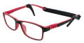 Gizmo Rubber GZ 2004 Black (BLK) Eyeglasses - Color Image