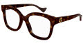 Gucci GG1258O Havana (005) Eyeglasses - Color Image