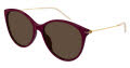 Gucci GG1268S Burgundy / Brown (003) Sunglasses - Color Image