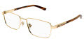 Gucci GG1291O Gold (002) Eyeglasses - Color Image