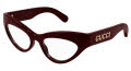 Gucci GG1295O Red (002) Eyeglasses - Color Image