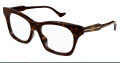 Gucci GG1299O Havana (002) Eyeglasses - Color Image