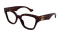 Gucci GG1424O Tortoise (002) Eyeglasses - Color Image