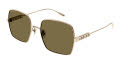 Gucci GG1434S Gold (2300D1) Sunglasses - Color Image