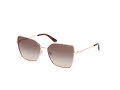 Guess GU00192 Gold Pink/Brown Grad (2370D4) Sunglasses - Color Image