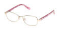 Guess Kids GU50266 Shiny Pale Gold (032) Eyeglasses - Color Image