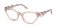 Guess GM50038 Shiny Beige (057) Eyeglasses - Color Image