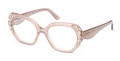 Guess GM50039 Shiny Beige (057) Eyeglasses - Color Image