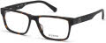 Guess GU50018 Dark Havana (052) Eyeglasses - Color Image