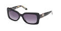 Guess GM00018 Shiny Black / Shiny Black (01B) Sunglasses - Color Image