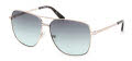 Guess GM00022 Shiny Pale Gold / Shiny Pale Gold Lens (32B) Sunglasses - Color Image