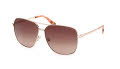 Guess GM00022 Shiny Rose Gold / Shiny Rose Gold (28F) Sunglasses - Color Image