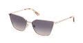 Guess GM00023 Shiny Pale Gold / Shiny Pale Gold (32W) Sunglasses - Color Image
