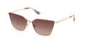 Guess GM00023 Shiny Rose Gold / Shiny Rose Gold (28F) Sunglasses - Color Image