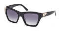 Guess GM00024 Shiny Black / Shiny Black Lens (01B) Sunglasses - Color Image