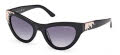 Guess GM00025 Shiny Black / Shiny Black Lens (01B) Sunglasses - Color Image