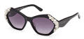 Guess GM00026 Shiny Black / Shiny Black Lens (01B) Sunglasses - Color Image