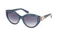 Guess GM00033 Blue/Pearl / Blue/Monocolor (92W) Sunglasses - Color Image