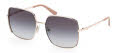 Guess GU00194 Shiny Pale Gold / Shiny Pale Gold Lens (32B) Sunglasses - Color Image