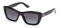 Guess GU00195 Shiny Black / Shiny Black Lens (01B) Sunglasses - Color Image