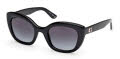 Guess GU00196 Shiny Black / Shiny Black Lens (01B) Sunglasses - Color Image