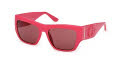 Guess GU00252 Pink/Monocolor / Pink/Monocolor (72S) Sunglasses - Color Image