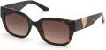 Guess GU7742 Dark Havana / Gradient Brown (52F) Sunglasses - Color Image
