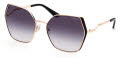 Guess GU7843 Shiny Rose Gold / Gradient Smoke (28B) Sunglasses - Color Image