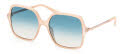 Guess GU7845 Shiny Beige/Gradient Green (57P) Sunglasses - Color Image