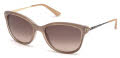 Guess GU7469 Shiny Beige / Gradient Brown Lens (57F) Sunglasses - Color Image