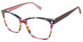 GX by Gwen Stefani GX091 Purple multi stripe (PUR) Eyeglasses - Color Image