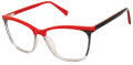 GX by Gwen Stefani GX092 Red/Grey (RED) Eyeglasses - Color Image