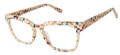 GX by Gwen Stefani GX105 Bone Checker (BON) Eyeglasses - Color Image
