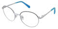 Hello Kitty HK 328 Silver (3) Eyeglasses - Color Image