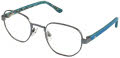 Hello Kitty HK 332 Shiny Teal (3) Eyeglasses - Color Image