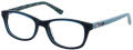 Hello Kitty HK 352 Navy Glitter (3) Eyeglasses - Color Image