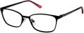 Hello Kitty HK 355 Black (1) Eyeglasses - Color Image