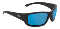 Hobie Everglades Ansi Satin Black/Cobalt Mirror ANSI Z87.1 - A010168 Sunglasses - Color Image