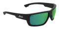 Hobie Mojo Float 2.0 Satin Black/Sea Green Mirror (B010126) Sunglasses - Color Image