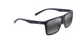 Maui Jim Honokalani - 455 Matte Black / Neutral Grey Bi-Gradient PolarizedPlus2 Lens (455-02) Sunglasses - Color Image