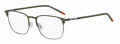 HUGO Hg 1235 Green Ruthenium Green (R2Z) Eyeglasses - Color Image