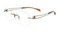 Line Art XL 2159 Brown (BR) Eyeglasses - Color Image