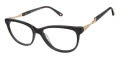 Jimmy Crystal New York Vlychos Black Eyeglasses - Color Image