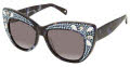 Jimmy Crystal New York JCS545 Azure Tort Sunglasses - Color Image