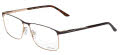 Jaguar 33125 Dark Brown-Gold (5100) Eyeglasses - Color Image
