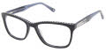 Jimmy Crystal New York Casta Black Eyeglasses - Color Image