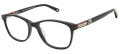 Jimmy Crystal New York Puglia Black Eyeglasses - Color Image